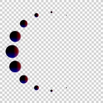 3d rendering of surreal floating spheres arranged in abstract molecular str.. Stock Illustration