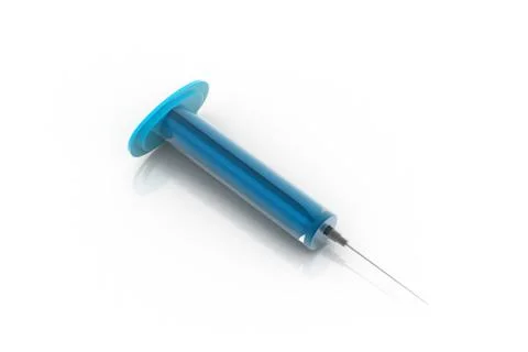 3d rendering of a syringe Stock Illustration