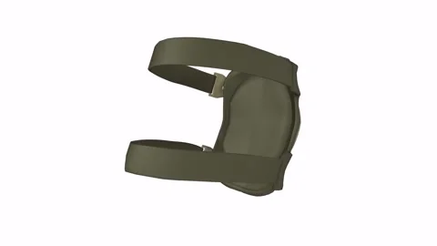 3D rendering of a tactical knee pad designed for outdoor activities Stockbeeldmateriaal 285925065