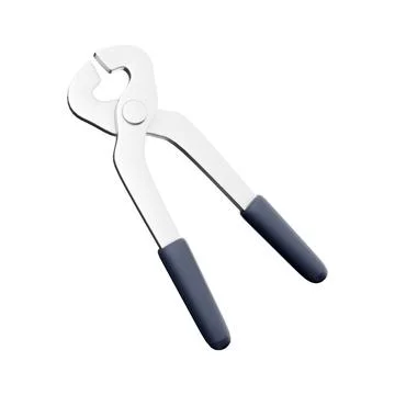 3D rendering of a technical electrical cutting pliers. 3d rendering cutting Stock Illustration