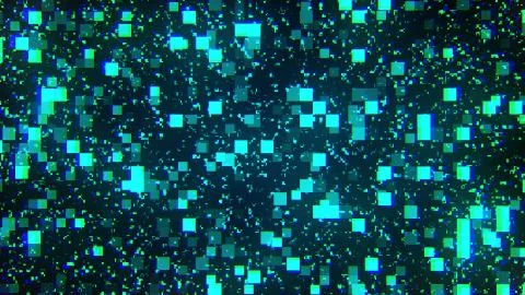 3d rendering of technology and data processing. Computer generated modern Illustrazione stock