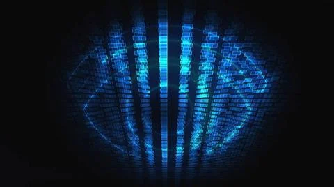 3d rendering technology and internet animation icons. Computer generation ... Stock Photos