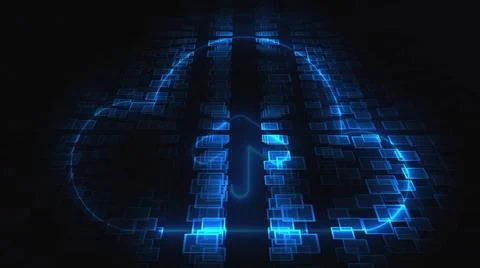 3d rendering technology and internet animation icons. Computer generation ... Stock Photos