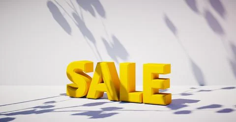 3d rendering of text sale. Иллюстрация