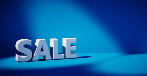 3d rendering of text sale. 스톡 일러스트