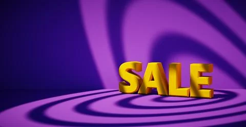 3d rendering of text sale. Иллюстрация