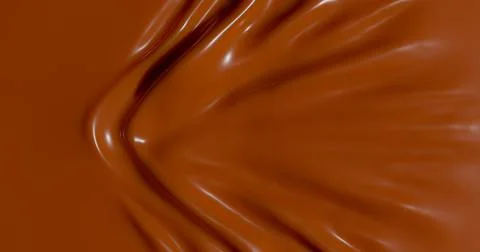 3d rendering. The texture of chocolate cream or ogurt. Background illustratio Stock Illustration