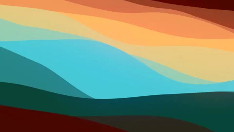 3d rendering texture with colored distorted waves. Modern loop animation HD 스톡 동영상 149045219