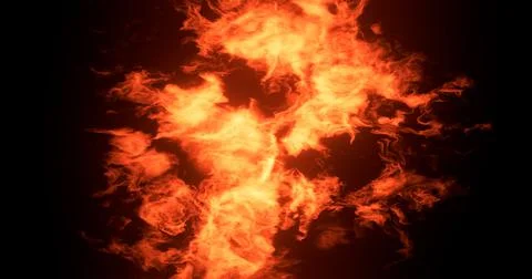 3d rendering. Texture of flame or high temperature fire. Stock Illustration