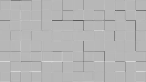 3d rendering of tiles mosaic seamless pattern with nice color Foto stock