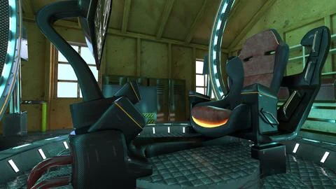 3D Rendering Time Machine イラスト素材