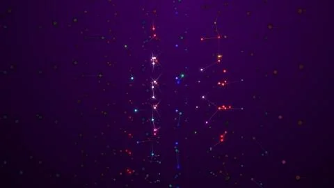 3d rendering of transparent glow light effect. Stock Illustration