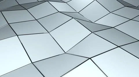 3d rendering triangular geometric surface. Computer generation abstract lo... Stock Photos