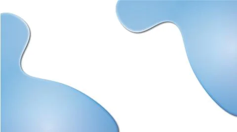 A 3D rendering of two blue puzzle tiles isolated on a white background with s Stock Illustration