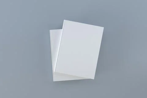 3d rendering of two stacks of A4 papers with copy space over a gray backgroun イラスト素材