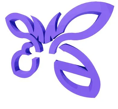 3D Rendering Typography Graffiti Logo Symbol  Word Emma  Stock Illustration