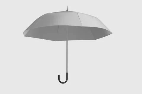 3d rendering, the umbrella with white background Stock Illustration