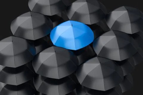 3d rendering, the umbrella with white background Stock Illustration