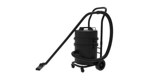 3D rendering of a vacuum cleaner computer model isolated. Stock Illustration