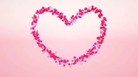 3d rendering of the Valentine day Stock-Footage 101085357