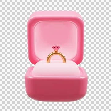 3D rendering  valentine's day element Stock Illustration