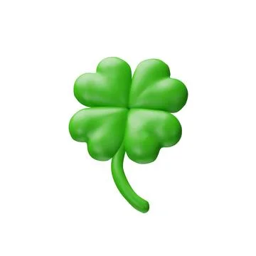 3D rendering vector clover Stock Illustration