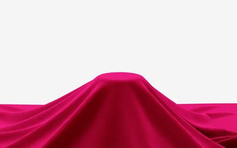 3d rendering of velvet fabric. Illustrazione stock