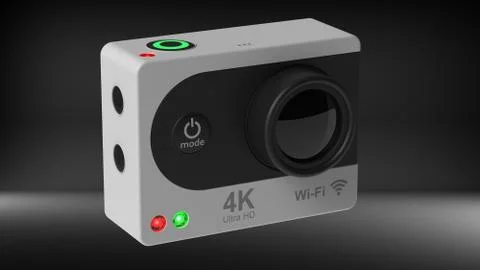 3d rendering of a video camera Stock Illustration