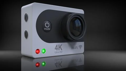 3d rendering of a video camera Illustrazione stock