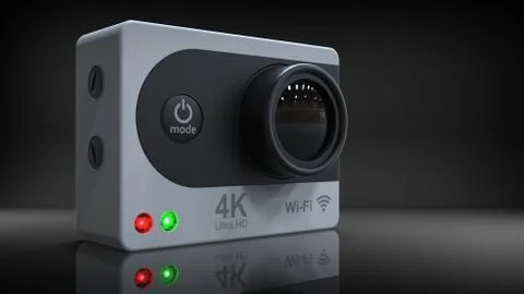 3d rendering of a video camera Illustrazione stock