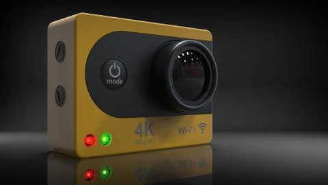 3d rendering of a video camera Illustrazione stock