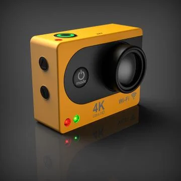 3d rendering of a video camera Illustrazione stock