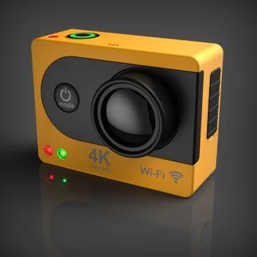 3d rendering of a video camera Illustrazione stock