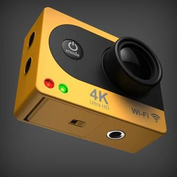 3d rendering of a video camera Illustrazione stock