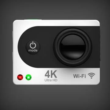 3d rendering of a video camera Illustrazione stock