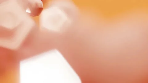 3d rendering video Spheres Abstract background glossy Red bubbles Stock Footage 159460975