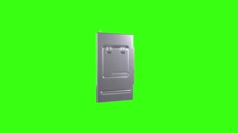 3d rendering of a vintage television set with a modern twist in bright colors Stock-Footage 297584347