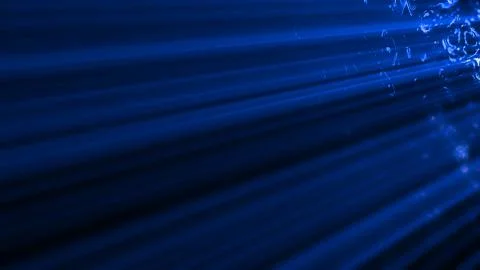 3D rendering of volumetric rays of light shining from above Ilustração Stock