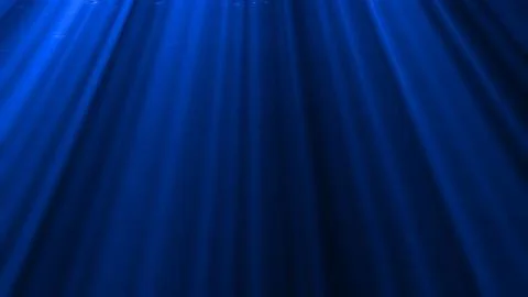 3D rendering of volumetric rays of light shining from above Stock Illustration