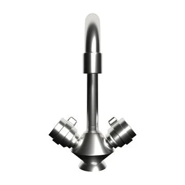 3D rendering water tap Stock Illustration