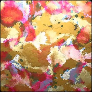 3d rendering. Watercolor texture on a paper sheet. Graphic illustration for y Stock Illustration