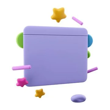 3d rendering website for online shopping icon. 3d render love holiday Illustrazione stock
