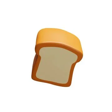 3d rendering wheat grain bread. Stock Illustration