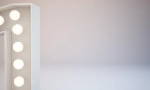 3d rendering white bulb type background illustration Stock Illustration