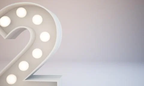 3d rendering white bulb type background illustration 스톡 일러스트