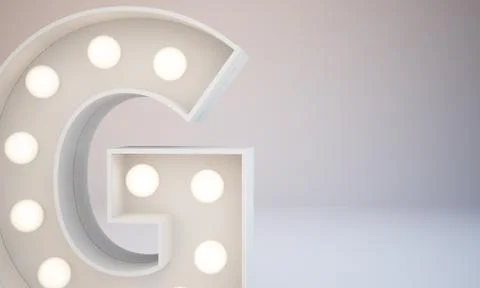 3d rendering white bulb type background illustration Stock Illustration