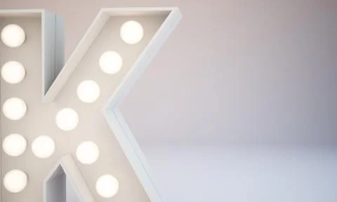 3d rendering white bulb type background illustration Stock Illustration