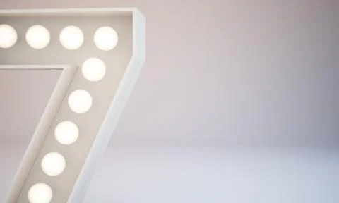 3d rendering white bulb type background illustration 스톡 일러스트