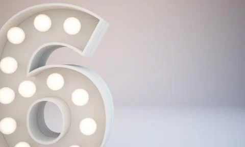 3d rendering white bulb type background illustration 스톡 일러스트