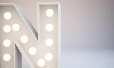 3d rendering white bulb type background illustration Stock Illustration